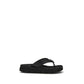 Prada Brown Calf Leather Bos Taurus Flat Sandals