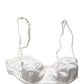 Dolce & Gabbana White Semi-Pad Underwire Balconette Underwear