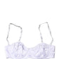 Dolce & Gabbana White Semi-Pad Underwire Balconette Bra Underwear