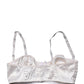 Dolce & Gabbana White Semi-Pad Underwire Balconette Bra Underwear