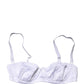 Dolce & Gabbana White Semi-Pad Underwire Balconette Bra Underwear