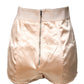 Dolce & Gabbana Beige Silk Blend High Waist Girdle Panty Underwear