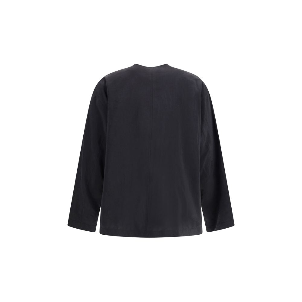 Lemaire Black Silk Shirt