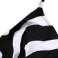 Dolce & Gabbana Black White Zebra Bikini Top Bottom Swimwear