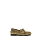 Bally Beige Buffalo Leather Slip-On Loafers