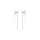Self-Portrait Silver Brass Earrings