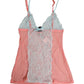 Roberto Cavalli Multicolor Sheer Lace Lingerie Chemise Top Underwear