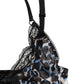 Roberto Cavalli Multicolor Leopard Babydoll Chemise Underwear