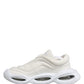 Dolce & Gabbana White Slip On Wave Low Top Sneakers Shoes