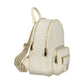 Mario Valentino Beige Polyurethane Women's Backpack with Adjustable Straps