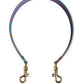 Dolce & Gabbana Orange Purple Calf Leather Bag Accessory  Shoulder Strap