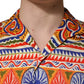 Dolce & Gabbana Multicolor Sicilian Carretto Twill Cotton Men Shirt