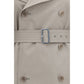 Max Mara Gray Cotton Trench Coat
