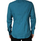 Dolce & Gabbana Blue SARTORIA Long Sleeve Cotton Dress Shirt