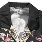 Dolce & Gabbana Black Floral Print Long Sleeves Casual Shirt
