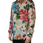 Dolce & Gabbana Multicolor Floral Animal Print Collared Shirt