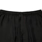 Dolce & Gabbana Black Silk Drawstring Men Bermuda Shorts
