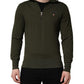 Aeronautica Militare MilitaryGreen HalfZip Sweatshirt Sweater