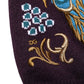 Dolce & Gabbana Bordeaux Cashmere Crown Embroidered Sweater