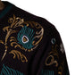 Dolce & Gabbana Bordeaux Cashmere Crown Embroidered Sweater