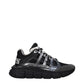 Versace Black Fabric Athletic Sneakers