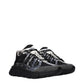 Versace Black Fabric Athletic Sneakers