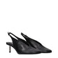 Jil Sander Black Leather High Heel Pumps