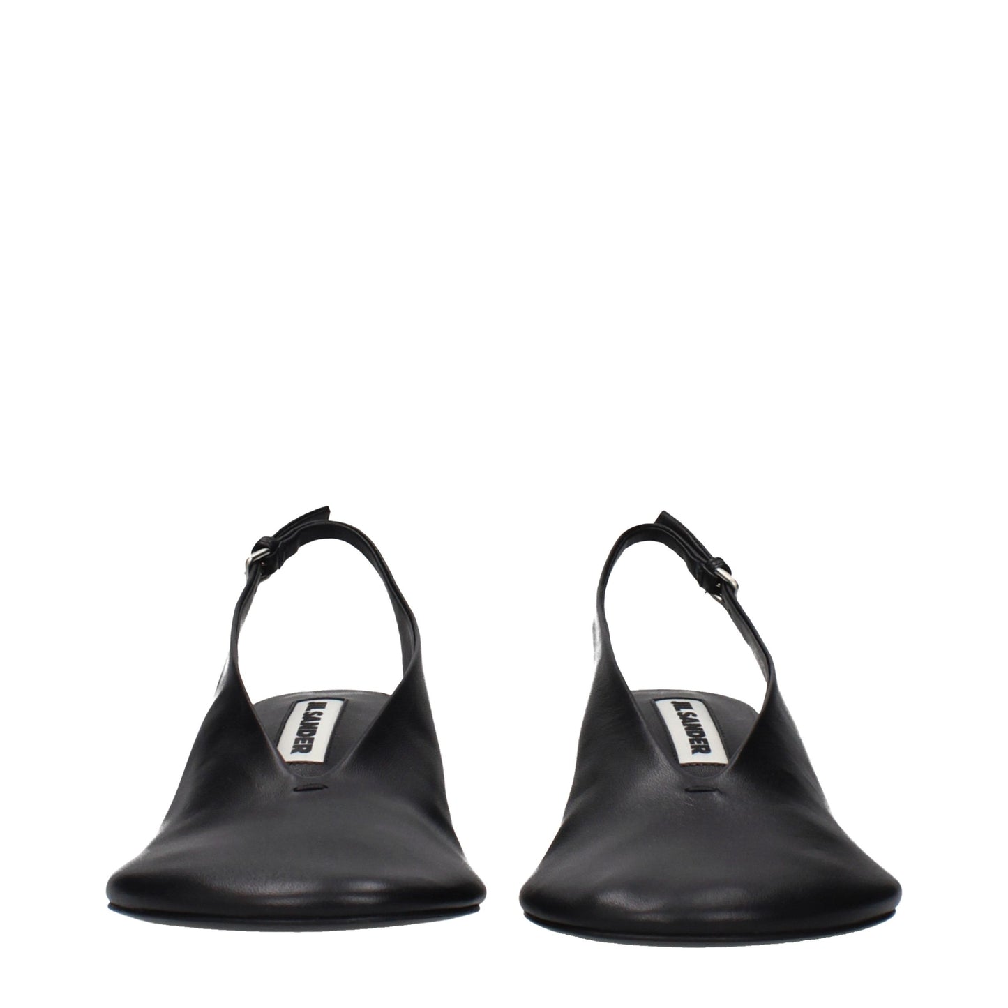 Jil Sander Black Leather High Heel Pumps