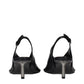 Jil Sander Black Leather High Heel Pumps