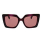 Max Mara Purple Plastic Sunglasses
