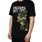 Dolce & Gabbana Black Camouflage Graphic Cotton Crewneck T-shirt