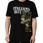 Dolce & Gabbana Black Camouflage Graphic Cotton Crewneck T-shirt