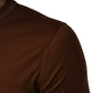 Dolce & Gabbana Brown Cashmere Men Crew Neck Pullover Sweater