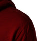 Dolce & Gabbana Red Cotton Full Zip Fleece Men Hoodie Sweater