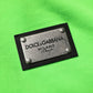 Dolce & Gabbana Green FullZip Fleece HoodedSweatshirt Sweater