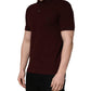 Dolce & Gabbana Maroon Collared Short Sleeves Polo T-shirt