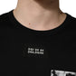 Dolce & Gabbana Black Camouflage Pocket Oversized T-shirt