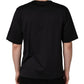 Dolce & Gabbana Black Angel Print Cotton Crew Neck T-shirt