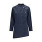 Marant Etoile Blue Cotton Casual Dress