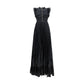 Self-Portrait Black Polyester Casual Dress