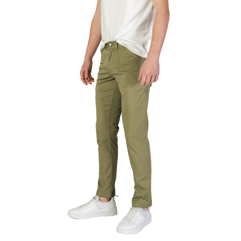 Refrigiwear Green Cotton Casual Pants