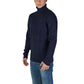 In My Hood Blue Polyester Turtleneck