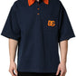 Dolce & Gabbana Navy Blue Cotton Logo Short Sleeves Men Polo T-shirt