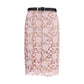 Self-Portrait Multicolor Polyester Midi Skirt