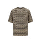 Valentino Brown Silk T-Shirt