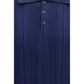 Brunello Cucinelli Blue Cotton Polo Shirt