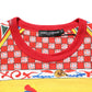 Dolce & Gabbana Multicolor Carretto Print Crew Neck T-shirt