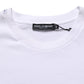 Dolce & Gabbana White Oversized Cotton Men Crew Neck T-shirt