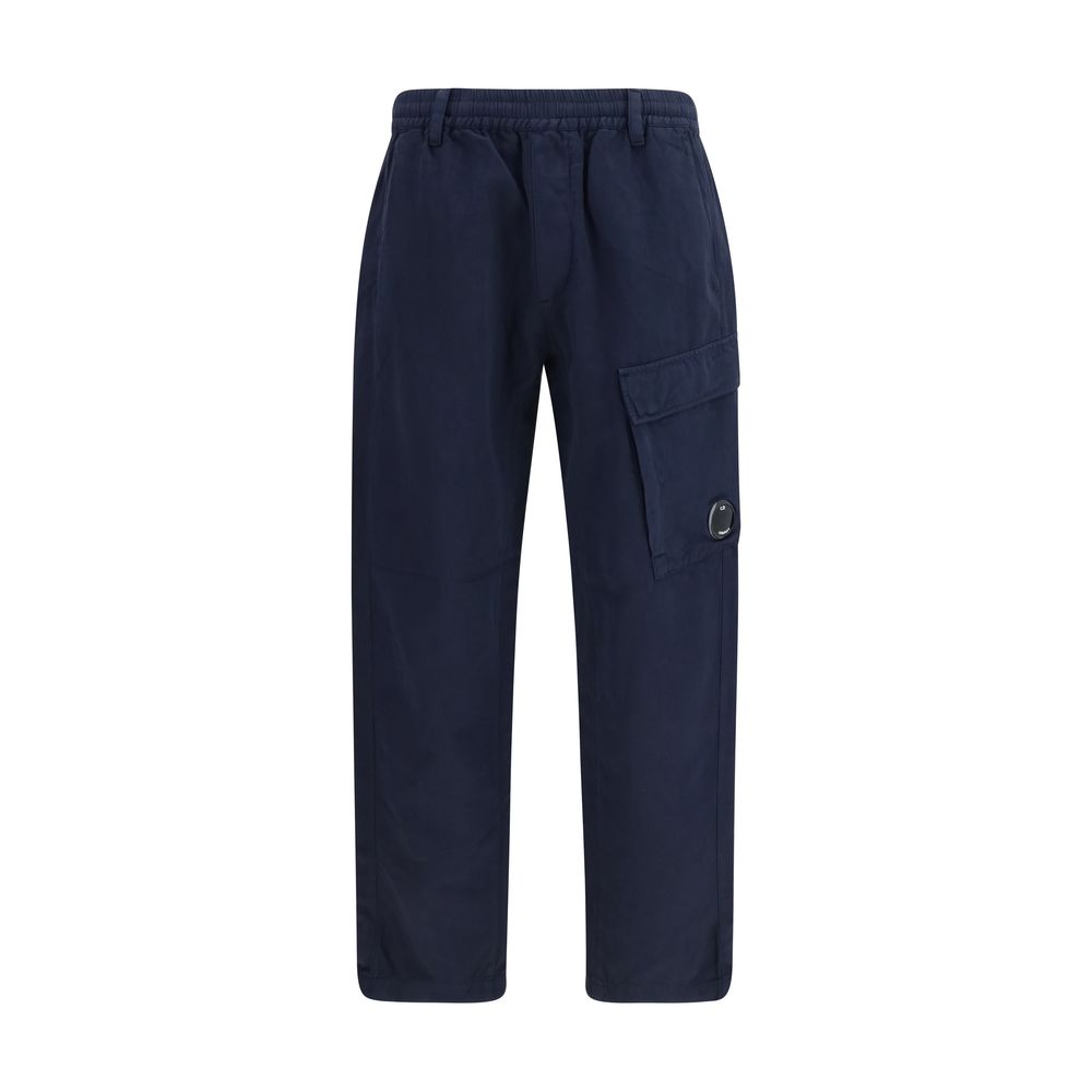 C.P. Company Blue Cotton Cargo Pants