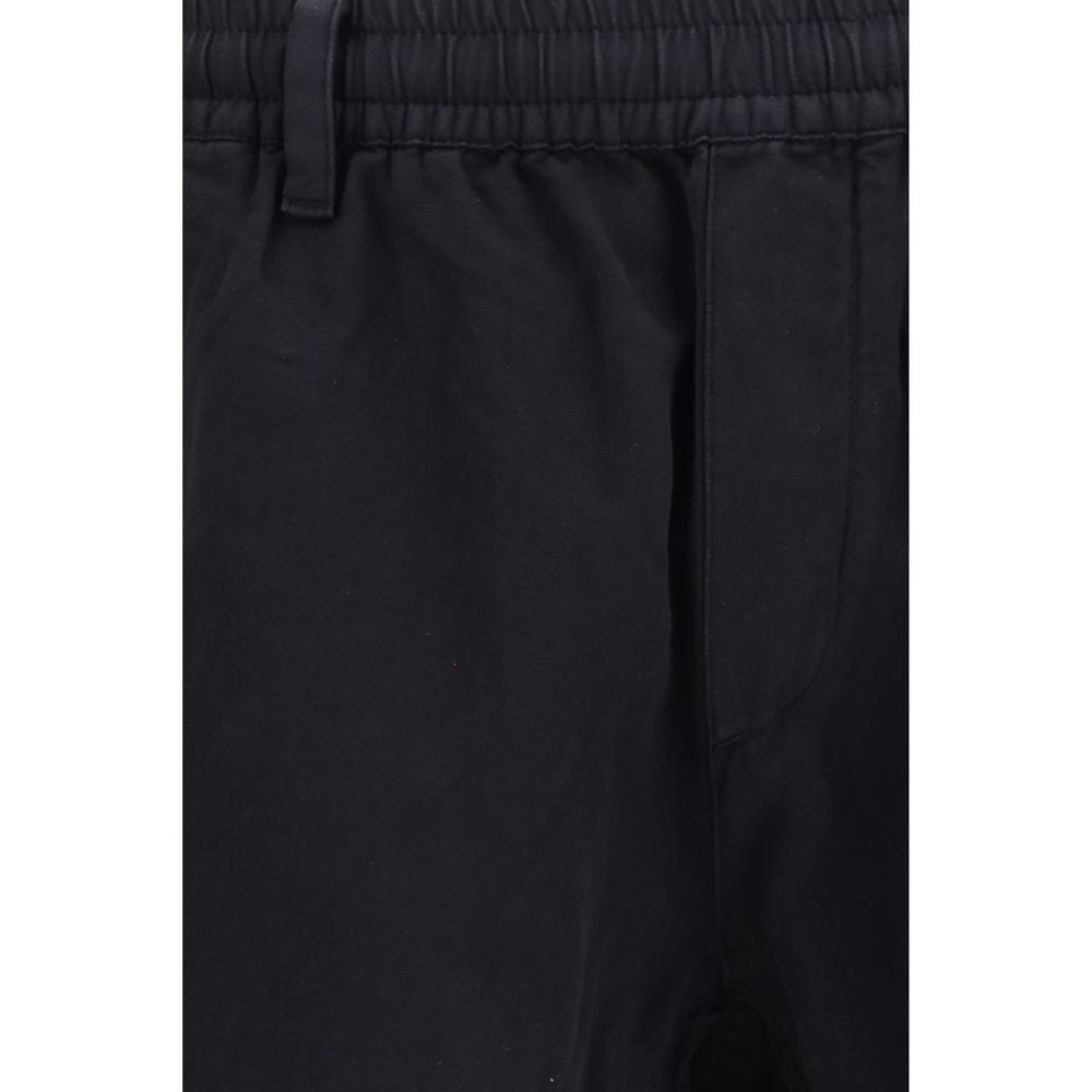 C.P. Company Black Cotton Cargo Pants